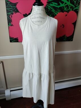 NWOT Women's Universal Thread Cream Tank Top Dress Size XXL